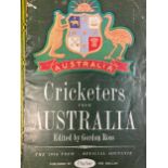 Cricket interest. Three 1950s Souvenir cricket programmes including West Indies and Australia,