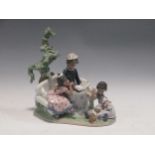 A Lladro figure 'Family Roots', model no. 5371, from the Black Legacy Collection, 27cm highCondition