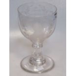 A later commemorative goblet to celebrate the Battle of Trafalgar