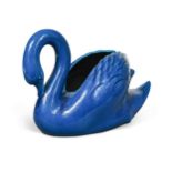 Pol Chambost, an earthenware planter modelled as a swan,