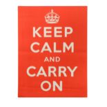 'Keep Calm & Carry On', a World War II Propaganda poster, 1939,