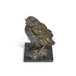 § Sally Arnup (1930-2015), 'Young Blackbird', bronze,