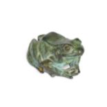 § Nick Bibby (British, born 1965), frog, bronze,