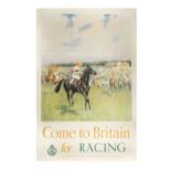 After Lionel Edwards, 'Come to Britain for Racing',