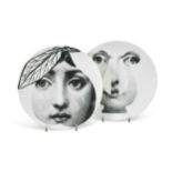Pierro Fornasetti, two plates from the 'Themes and Variations' (Tema e Variazioni) series,