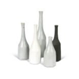 Akiko Hirai (Japanese, born 1970), five 'Morandi' bottle vases,