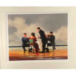 Jack Vettriano OBE (Scottish 1951-), Elegy for the Dead Admiral, signed 'Jack Vettriano' (lower