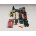 A collection of Corgi and Dinky toys, to include Dinky Lady Penelopes Thunderbirds car, Corgi