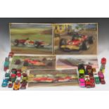 A large collection of toy cars to include models of Yesteryear, Matchbox cars by Lesney together