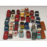 A collection of Corgi toys to include various car models such as Ford Mustang, Land Rover,