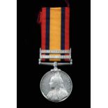 A Queen's South Africa medal,