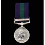 An Elizabeth II General Service medal,