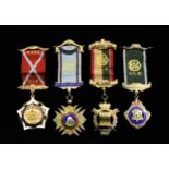 Masonic Interest, a group of Silver gilt ‘Colombo Lodge’ medals,