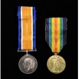 A pair of World War I medals,