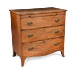 A George III mahogany chest,