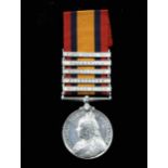 A Queen's South Africa medal,