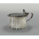 A William IV silver drum mustard,