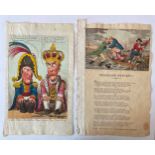 Six hand coloured satirical cartoons by Cruikshank, Henry Heath, Charles Williams and others,