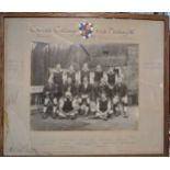 Of Cambridge University interest; two Christ College 1st hockey team photographs, inscribed with the
