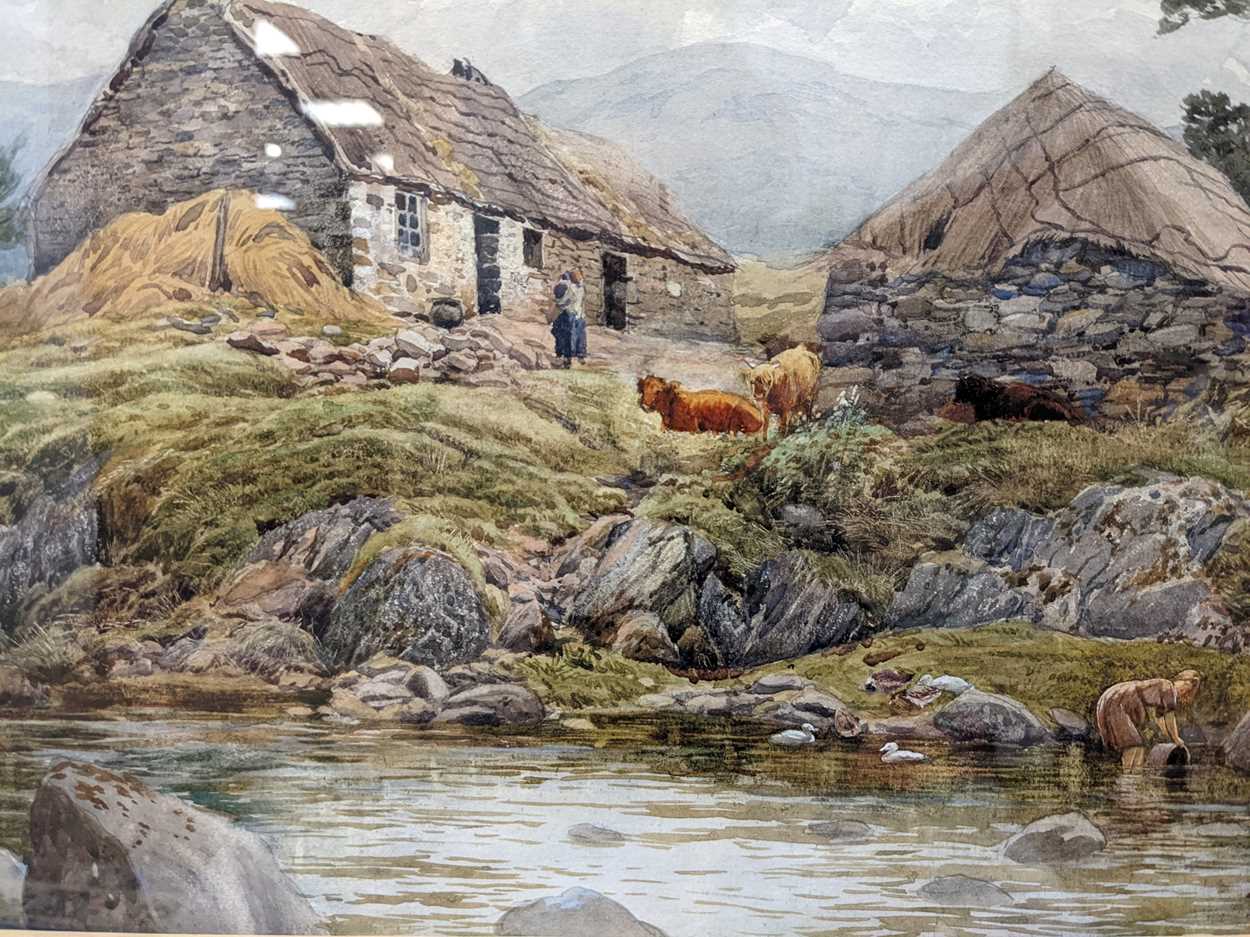 Augustus Walford Weedon (British, 1838-1908), a pair of highland landscapes, each signed 'A.W. - Image 4 of 8