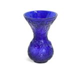 Arabesque, a modern Lalique glass bud vase, 1999,