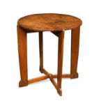 An Arts & Crafts oak occasional table,