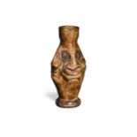 Robert Wallace Martin for Martin Brothers, a salt glazed stoneware vase, 1884,