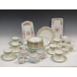 A Royal Doulton Sonnet tea service for six together with a Victoria Czechoslovakia lustre shell