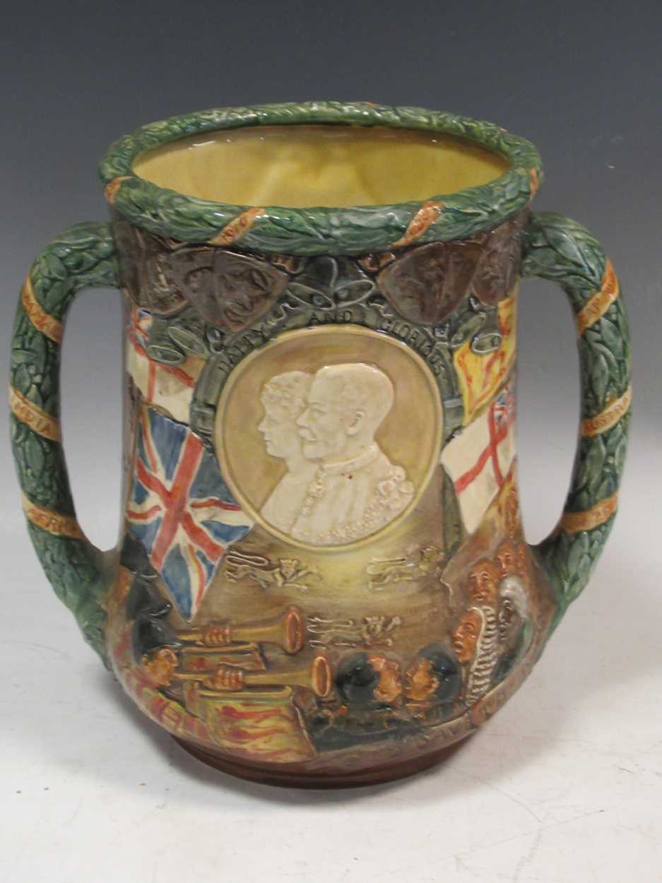 Charles Noke and H Fenton for Royal Doulton, Silver Jubilee of King George V and Queen Mary, a