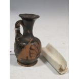 A small ancient Greek vase, 8cm high Provenance: Antiques & Old Masters Ltd., London