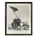 Joe Rosenthal (1911-2006), Raising the Flag at Iwo Jima, 1945Photograph, later printed, signed and