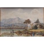 Five Victorian watercolour landscapes, most signed 'W. Sweet', largest 20 x 30cm (5)