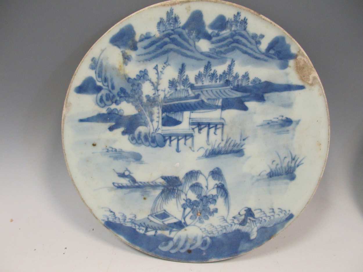 3 Chinese porcelain blue and white tiles - Bild 3 aus 18