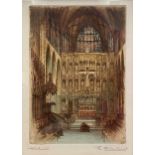 Churches, western counties of England. Collection of mainly 19th century small size prints and