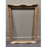 Two large gilt frames, 109 x 149 and 118 x 149cm, a pair of gilt frames, 102 x 76cm and another (5)