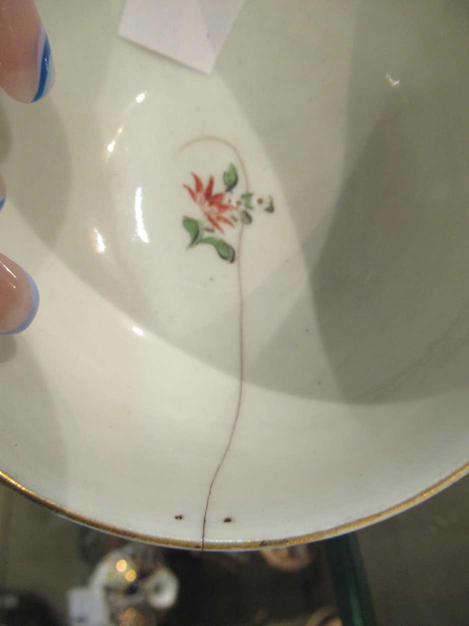 Worcester seal-marked bowl, cover, dish and cup and saucer (damaged), three Derby or similar - Bild 30 aus 30