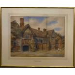 James Lawson Stewart (British, 1841-1929), Ockwells Manor, Cox Green, Maidenhead, Berkshire, signed,