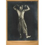 Baron (Stirling Henry Nahum) (British, 1906-1956), photograph of a dancersigned in ink to the