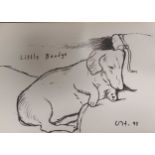 David Hockney OM, CH, RA (British 1937-)Little Boodge, 1993offset lithograph, unframed28 x 42cm