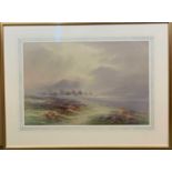 Charles Edward Brittan (1837-1888) Loch Shiel, Scotland, signed watercolour, 35 x 53cm