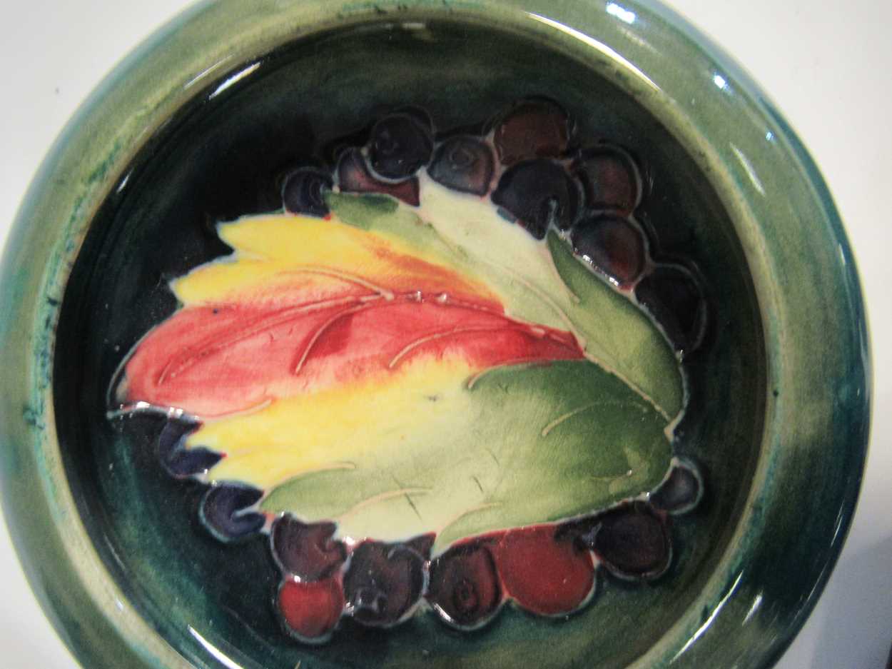 Five Moorcroft octagonal ashtrays and six other small Moorcroft dishes - Image 6 of 7