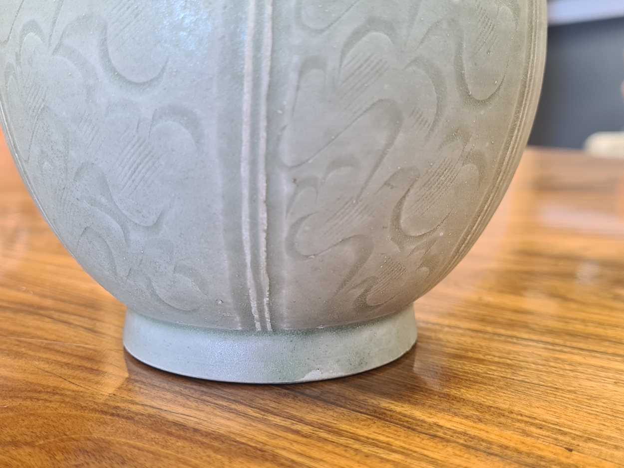 A Chinese Longquan celadon jug, probably Northern Song Dynasty (960-1279), - Image 13 of 16