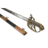 A William IV 1822 pattern Infantry Officer's sword by Prosser,