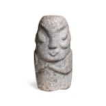 A Chinese archaic style stone figure,