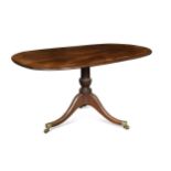 A George III mahogany tilt-top breakfast table,
