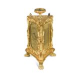 An ormolu case mantel timepiece, 19th century,