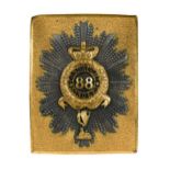 An 88th Regiment of Foot, Connaught Rangers, shoulder belt plate,