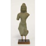 A Khmer sandstone standing figure of Buddha, 12th century style,