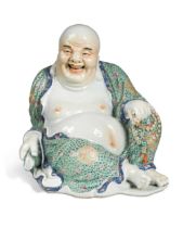 A Chinese porcelain model of Putai, Republic Period circa 1920-1930,