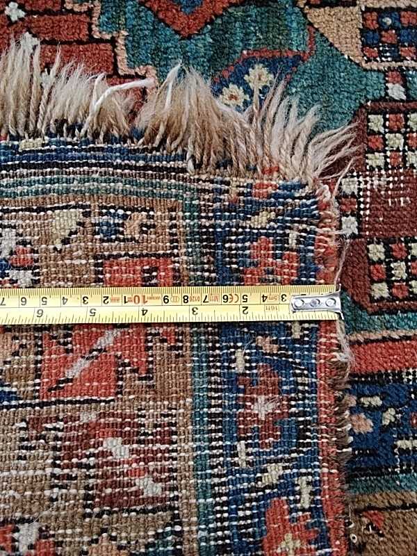 Antique heriz runner, circa 1900 384 x 101cmLow pile and large areas of wearLosses to the selvage - Image 7 of 12